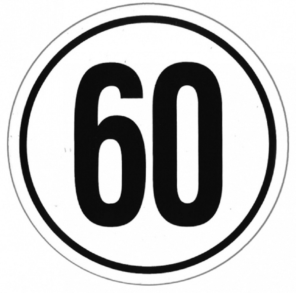 Targa Velocità Germania 6 km/h- 100 km/h Alluminio Adesivo Magnetico - Foto 12 di 17